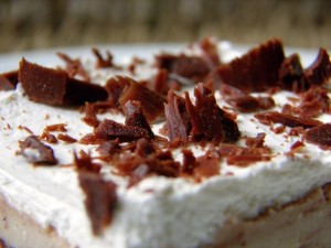 Kesten kocke s bananama i čokoladom