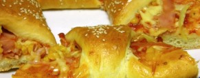 Cvjetna pizza pogača