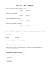 Snalaženje u prostoru