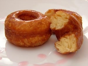 Cronut krafne u presjeku nakon pečenja