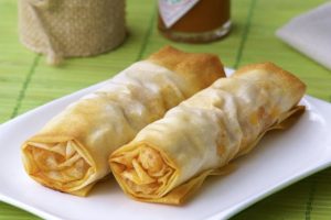 Chimichanga spring rolls