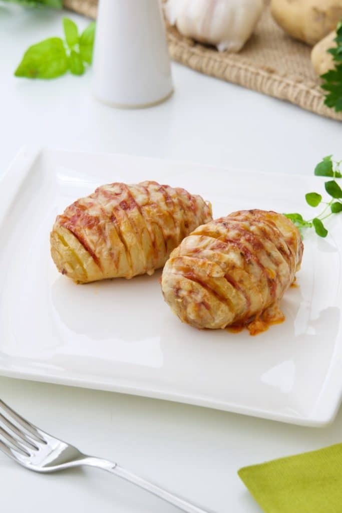 Hasselback krumpiri