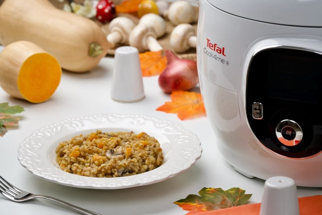 Heljdoto s bundevom i gljivama