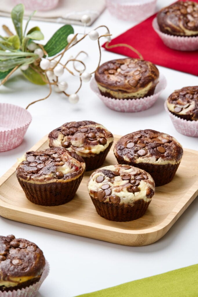 Cheesecake muffini