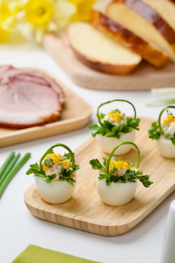 Uskršnje košarice od kuhanih jaja