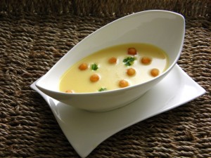 Način serviranja guste juhe od povrća