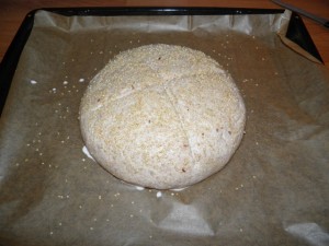 Integralni kruh spreman za pečenje
