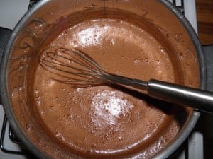 Čokoladni meringue tart - 2. korak izrade