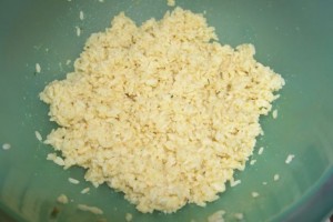 Pripremiti smjesu za krokete od riže