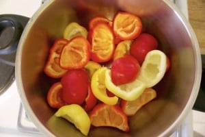Kiseljenje paprike 2. korak: priprema paprike za kuhanje